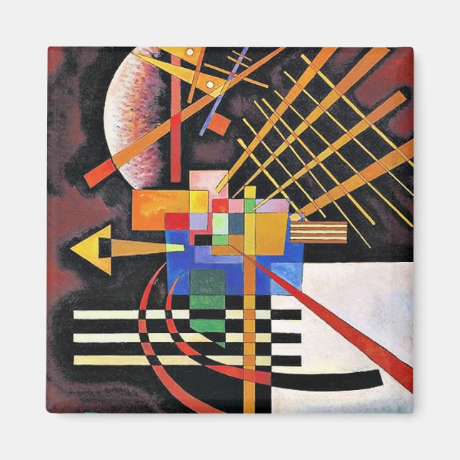 Kandinsky - Ovanför och till vänster, Magnet (Framsidan)