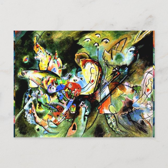 Kandinsky - Overcast Vykort (Framsida)