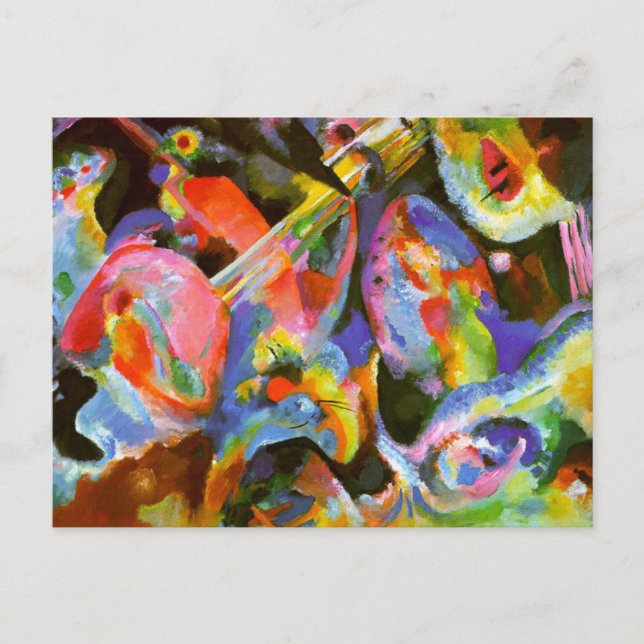 Kandinsky - Översvämningsbegränsning, Deluge Vykort (Framsida)