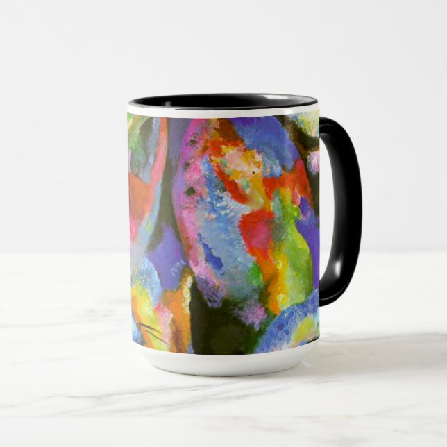 Kandinsky - Översvämningsimprovisation, syndaflod, Mugg (Framsida höger)