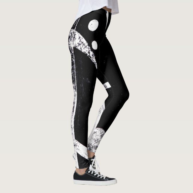 Kandinsky - Päls Nina zu Weihnachten Card Leggings (Höger)