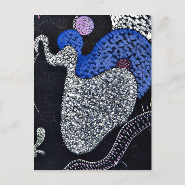 Kandinsky - Pointille Vykort (Framsida)