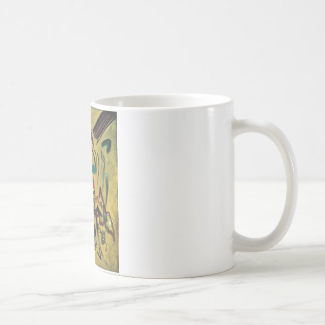Kandinsky Points Abstrakt Canvas Painting Kaffemugg (Höger)