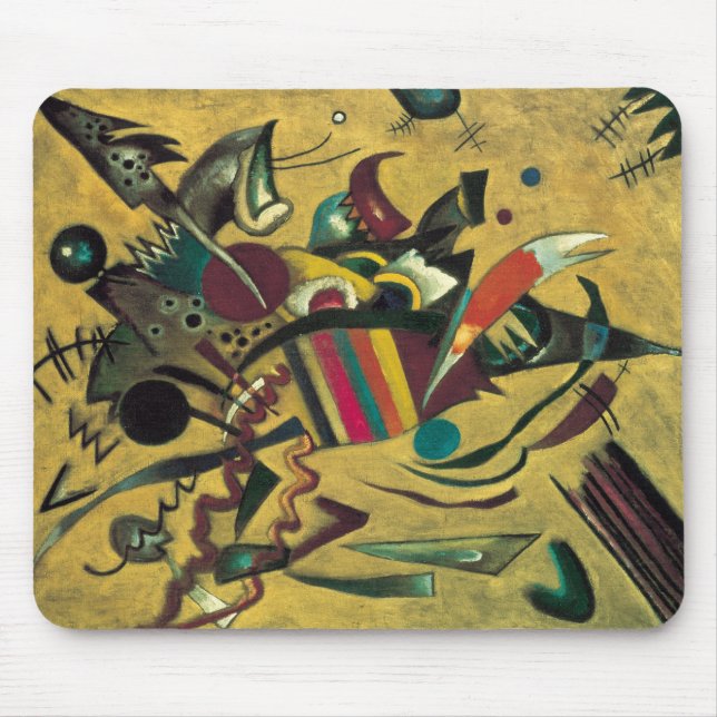 Kandinsky Points Abstrakt Canvas Painting Musmatta (Framsidan)