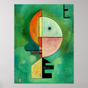 Kandinsky - populär abstrakt-lackering uppåt poster
