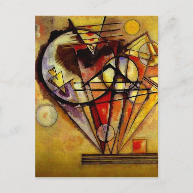 Kandinsky - punkter vykort (Framsida)