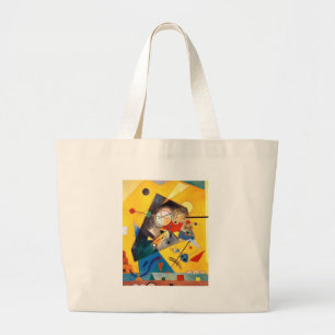 Kandinsky Quiet Harmony Abstrakt Art Jumbo Tygkasse