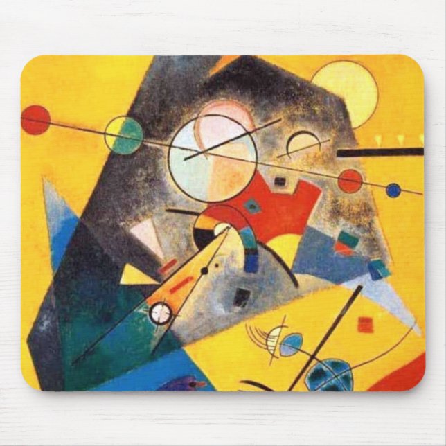 Kandinsky Quiet Harmony Abstrakt Art Musmatta (Framsidan)