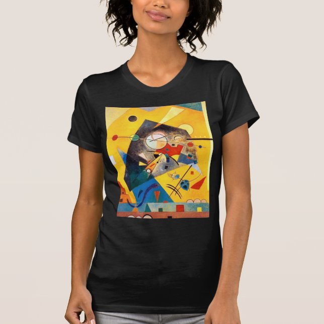 Kandinsky Quiet Harmony Abstrakt Art Tee (Framsida)