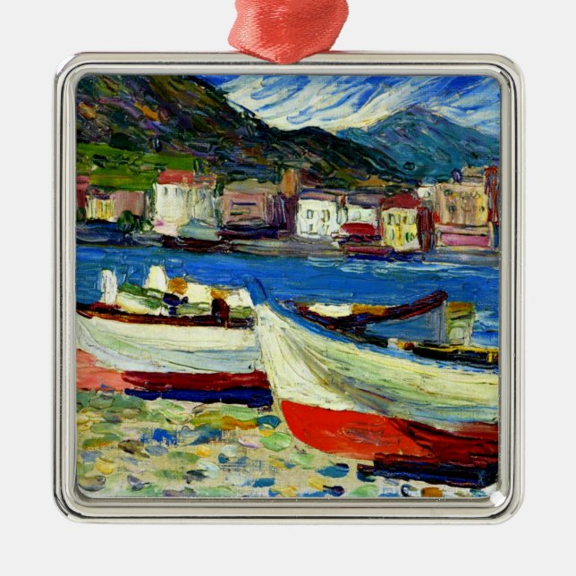 Kandinsky - Rapallo Boats Julgransprydnad Metall (Framsidan)