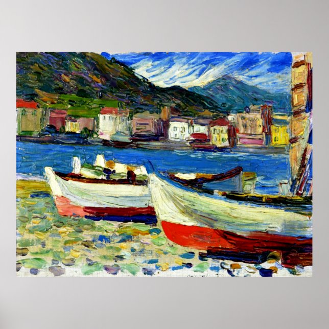 Kandinsky - Rapallo Boats Poster (Framsidan)