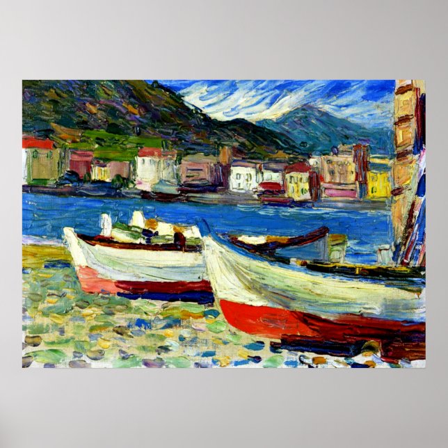 Kandinsky - Rapallo Boats Poster (Framsidan)