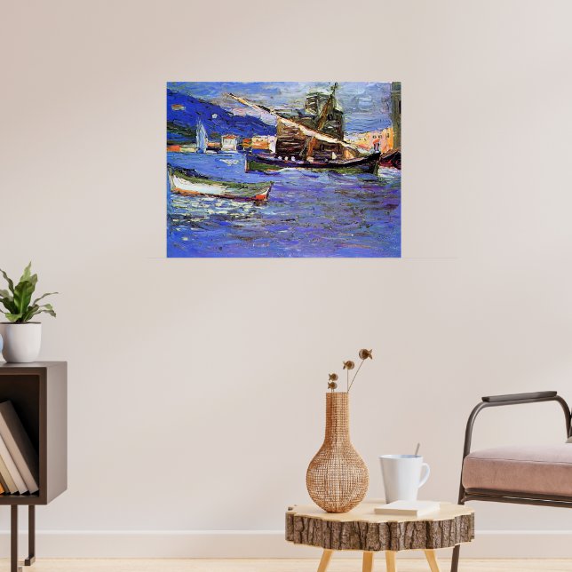 Kandinsky - Rapallo Grauer Day Poster (Vardagsrum 3)