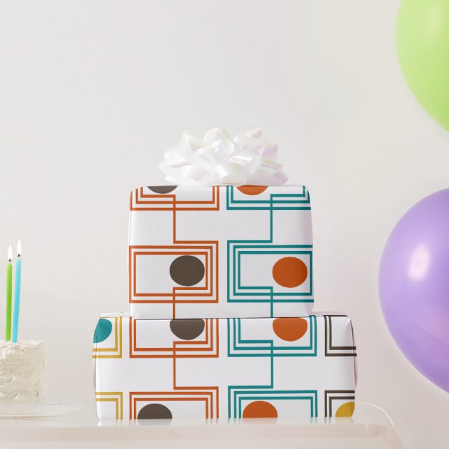 Kandinsky Rectangles med Ovaler Presentpapper (Festgåvor)