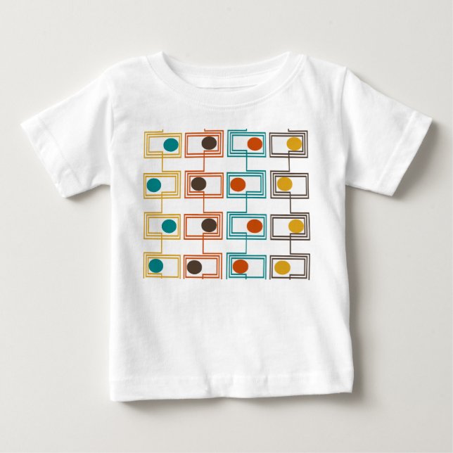 Kandinsky Rectangles med Ovaler T Shirt (Framsida)