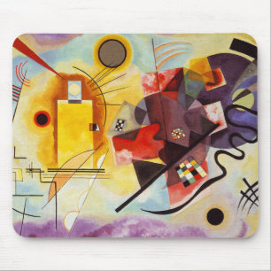 Kandinsky Red Gult Blue Abstrakt Painting Musmatta