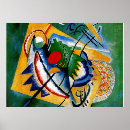 Kandinsky - Red Oval Poster