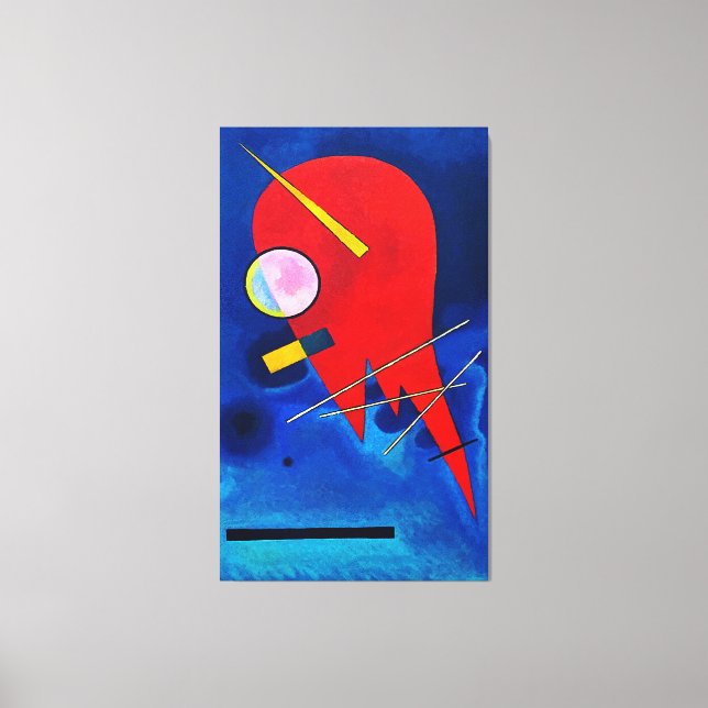 KANDINSKY - RED (Rot - Rouge) - 1924 - Bauhaus - Canvastryck (Framsida)