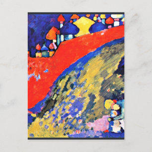 Kandinsky - Red Wall Destiny Vykort