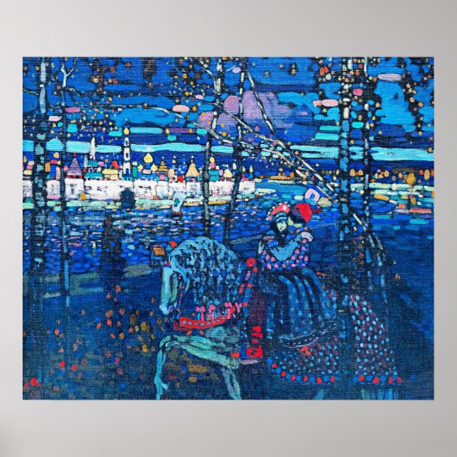 Kandinsky - Ridande par Poster (Framsidan)