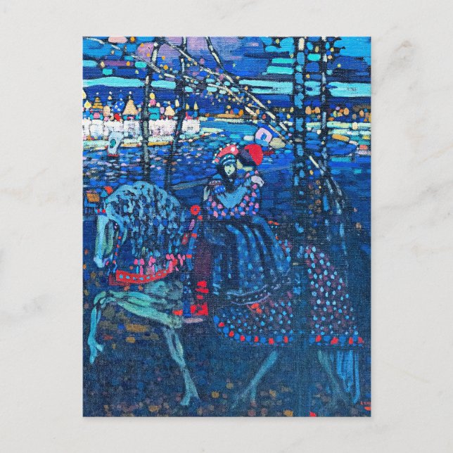 Kandinsky - Ridande par Vykort (Framsida)