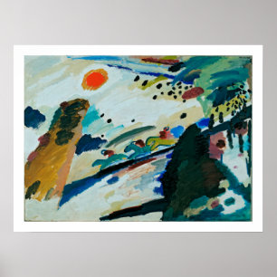 Kandinsky - Romantiskt liggande Poster