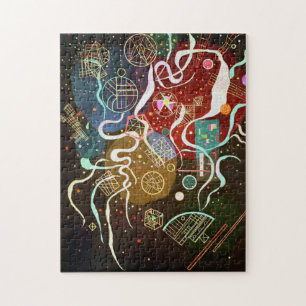 Kandinsky rörelse som jag förbryllar pussel