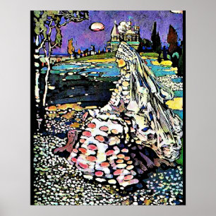 Kandinsky - ryska Beauty in a Ligcape Poster