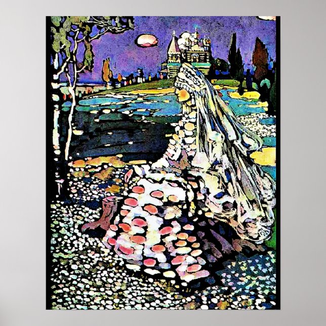 Kandinsky - ryska Beauty in a Ligcape Poster (Framsidan)
