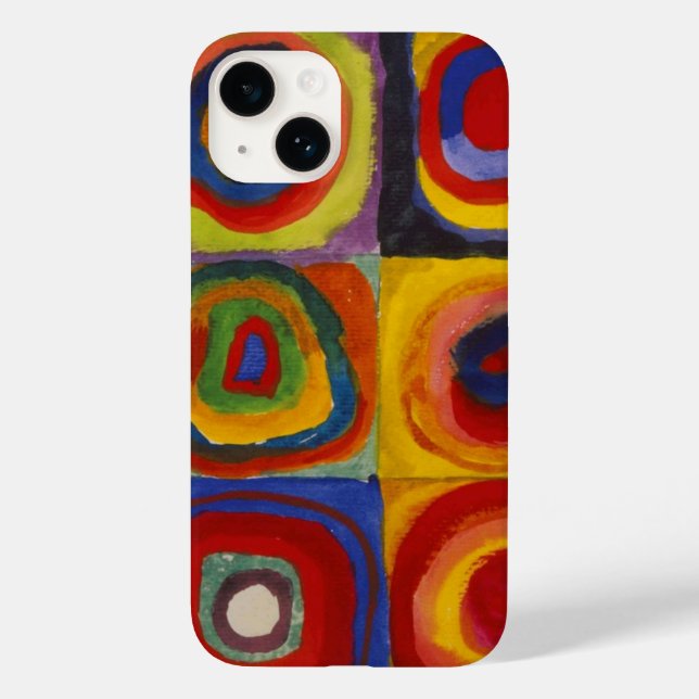 Kandinsky:s undersökning av Squares Circles i färg (Baksida)