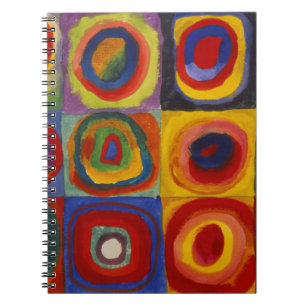 Kandinsky:s undersökning av Squares Circles i färg Anteckningsbok