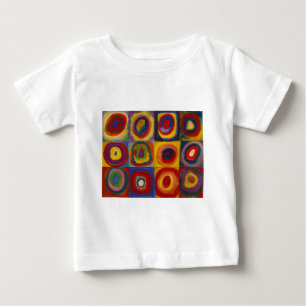 Kandinsky:s undersökning av Squares Circles i färg Tee