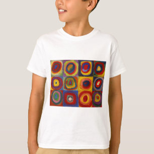 Kandinsky:s undersökning av Squares Circles i färg Tröja