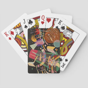 Kandinsky-sammansättning 10 Abstrakters målning Casinokort