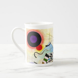 Kandinsky-sammansättning 8 benporslin mugg