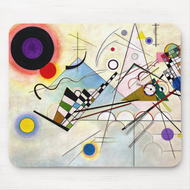 Kandinsky-sammansättning 8 musmatta (Framsidan)
