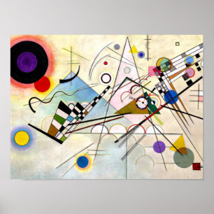 Kandinsky-sammansättning 8 poster