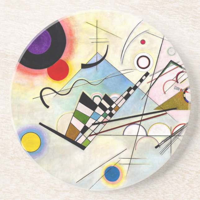 Kandinsky-sammansättning 8 underlägg (Framsidan)