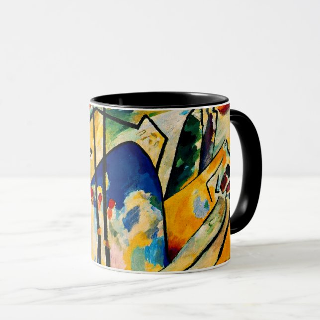 Kandinsky - sammansättning IV Mugg (Framsida höger)