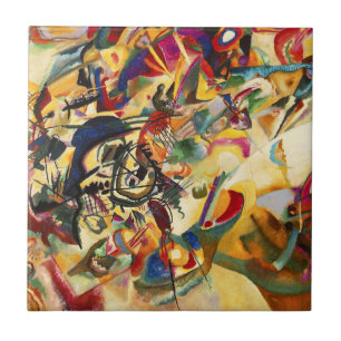 Kandinsky sammansättning VII belägger med tegel Kakelplatta