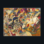 Kandinsky - Sammansättning VII Vykort<br><div class="desc">Sammansättning VII,  Bestämmelse VII,  berömd av Wassily Kandinsky</div>