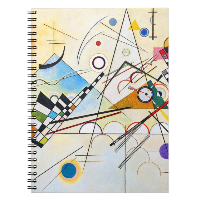 Kandinsky sammansättning VIII Anteckningsbok (Framsidan)