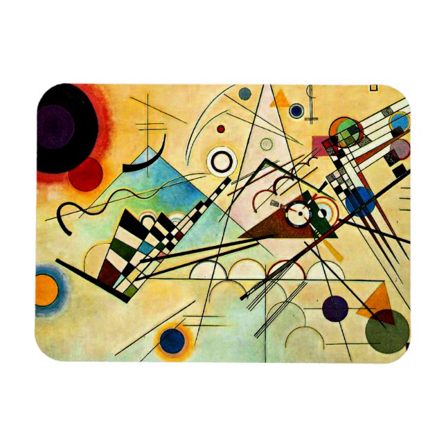 Kandinsky - sammansättning VIII Magnet (Horisontell)