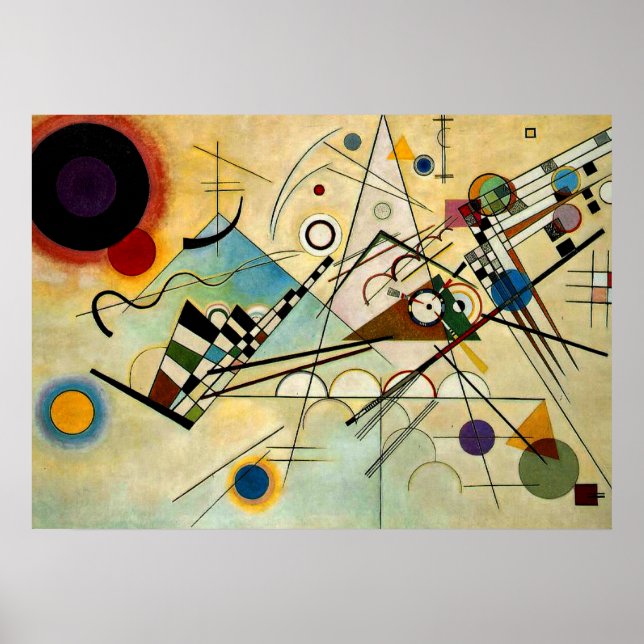 Kandinsky - sammansättning VIII Poster (Framsidan)