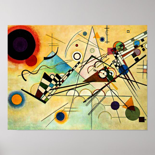 Kandinsky - sammansättning VIII Poster (Framsidan)