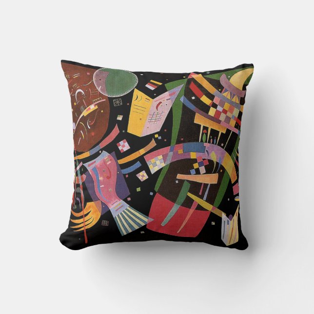 Kandinsky - sammansättning X Kudde (Framsida)