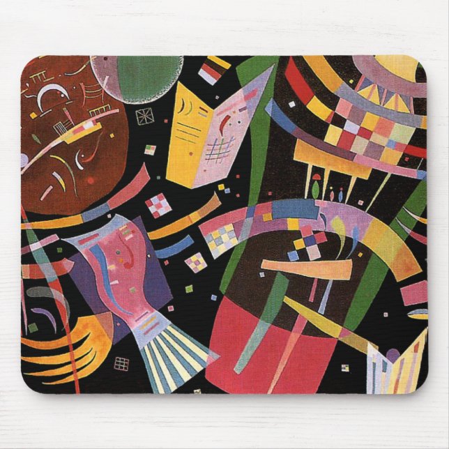 Kandinsky - sammansättning X Musmatta (Framsidan)