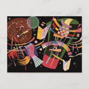 Kandinsky - sammansättning X Vykort
