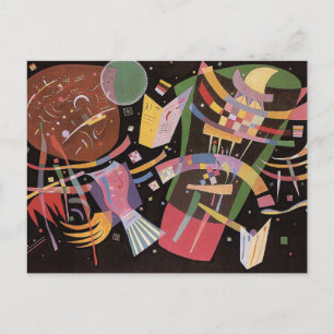 Kandinsky-sammansättning X Vykort