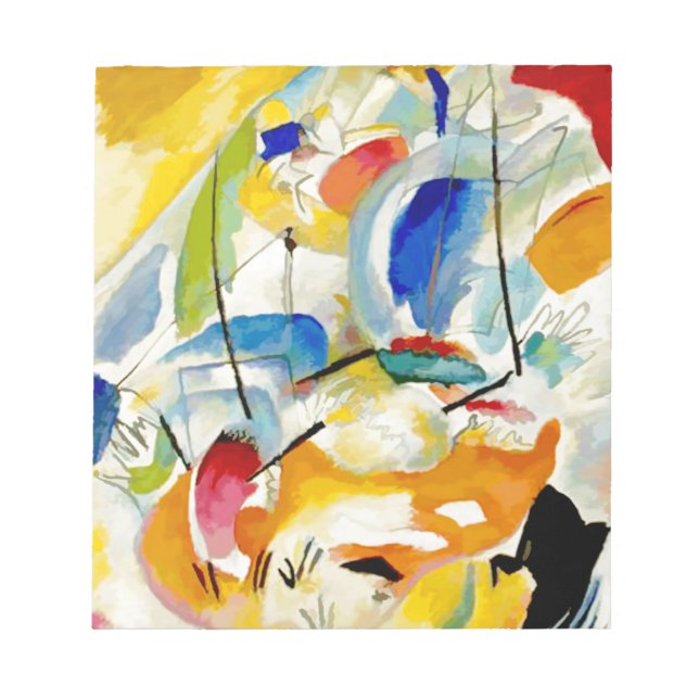 Kandinsky Sea Battle 1913 Anteckningsblock (Framsida)